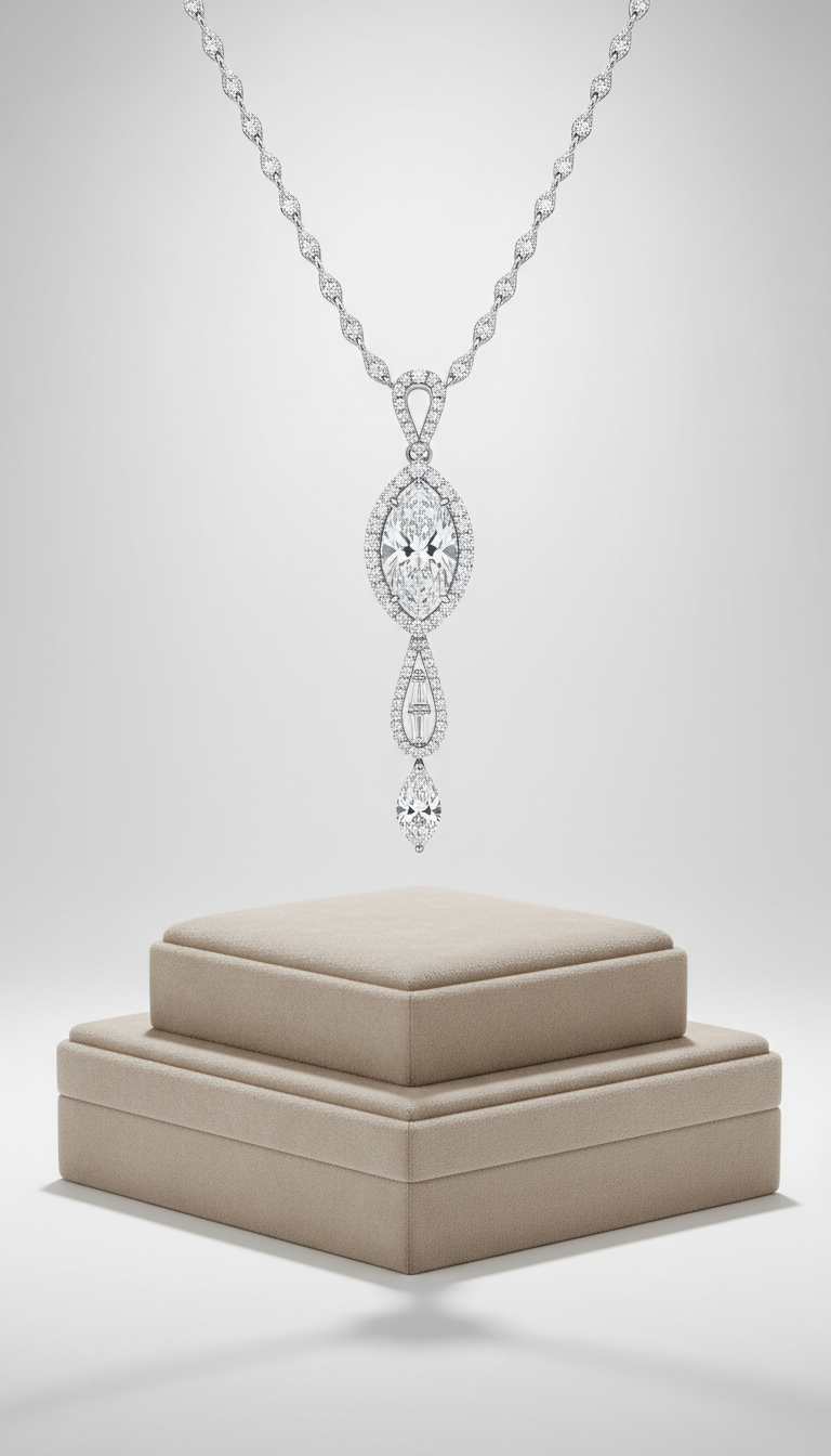Diamond Pendant Necklace Limited Edition