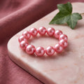 Pink Bubble Gum Pearl Bracelet