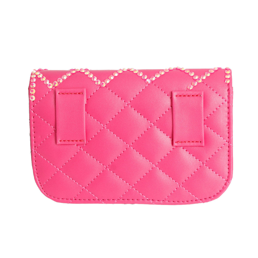 Fuchsia Quilted Belt Bag