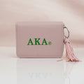 AKA Pink Tassel Keychain Zipper Wallet Updated