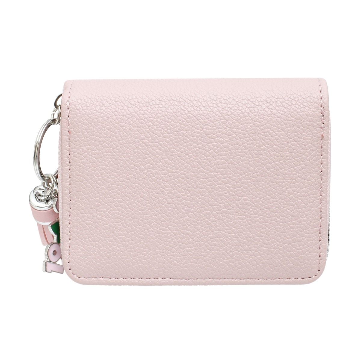 AKA Sorority Pink Tassel Keychain Zipper Wallet
