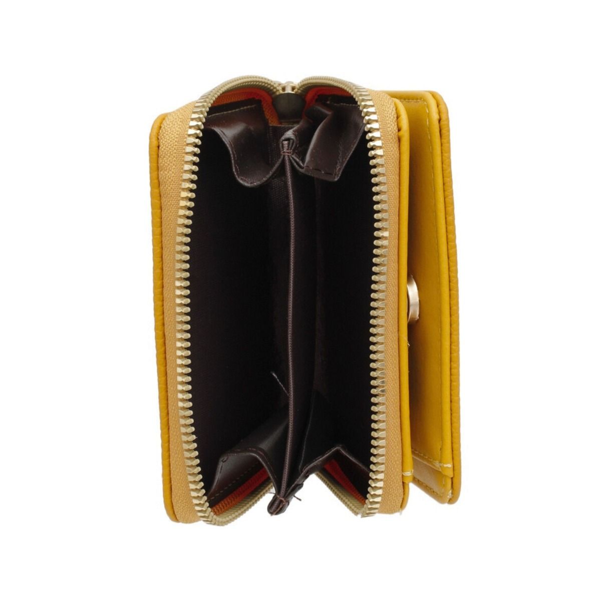 SGRHO Soror Yellow Tassel Keychain Zipper Wallet