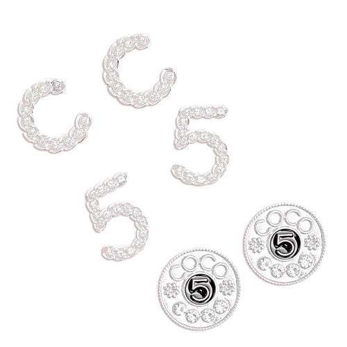 3 Pcs Designer COCO Stud Sets - Couturier Glam