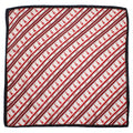 DST Red and Cream Fortitude Sorority Square Scarf