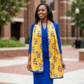 SGRHO Long Blue and Yellow 1922 Rectangle Scarf