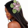 AKA Handcrafted Brilliance Flower Brooch Clip