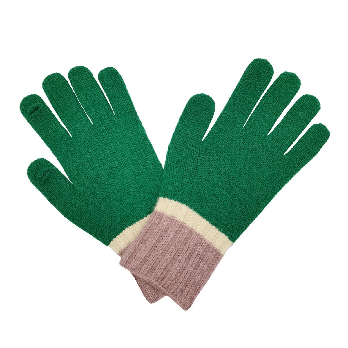 Gloves Pink Lavender Knit Touch for Women