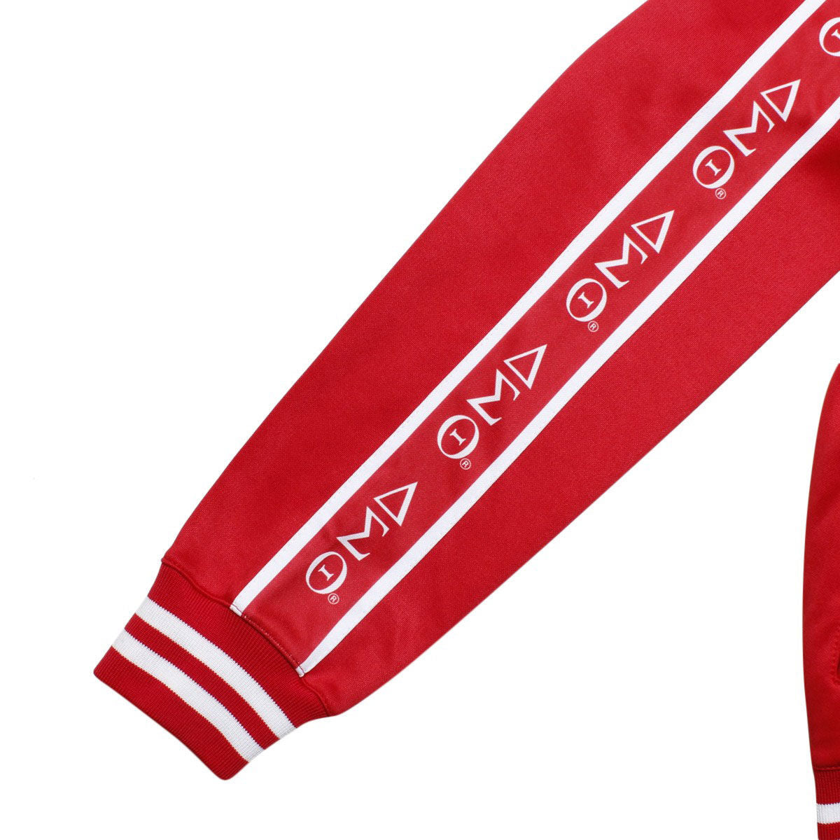 DST Greek Apparel XL Red Zip Up Track Jacket