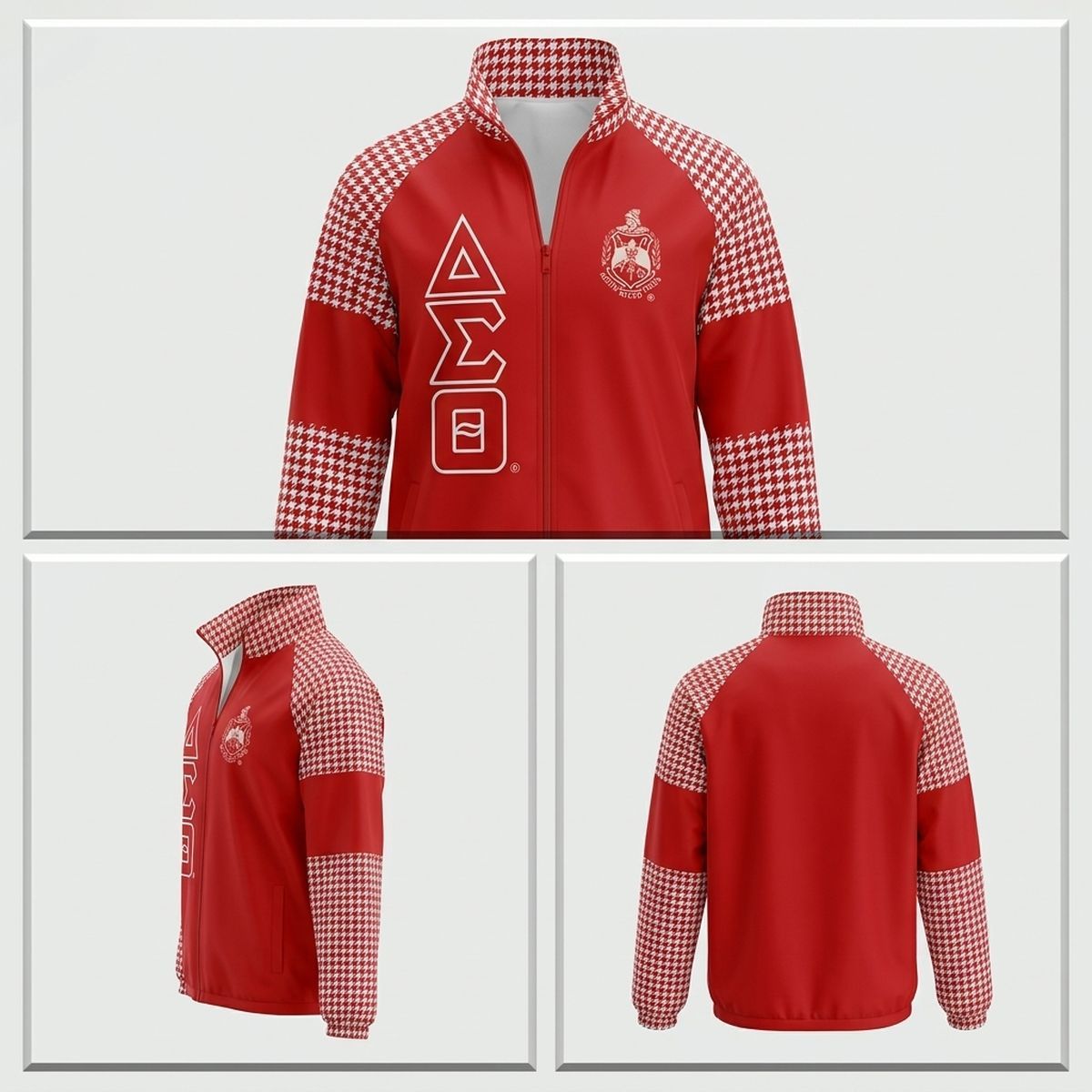 DST Greek Apparel 2XL Red Windbreaker Jacket