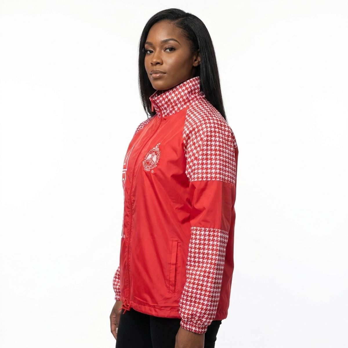 DST Greek Apparel 4XL Red Windbreaker Jacket