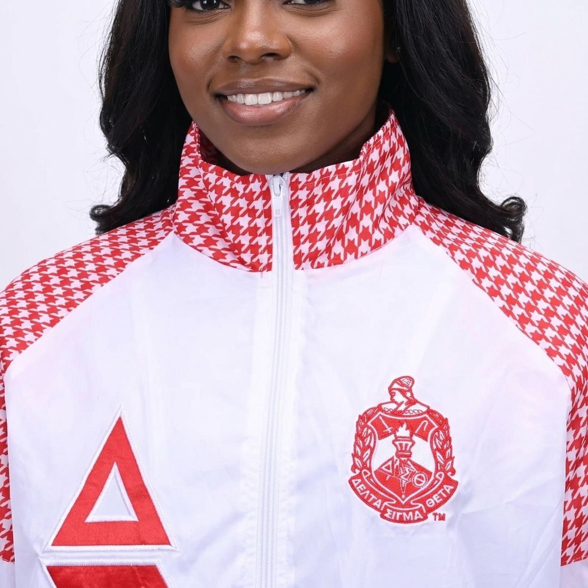 DST Greek Apparel 4XL White Windbreaker Jacket