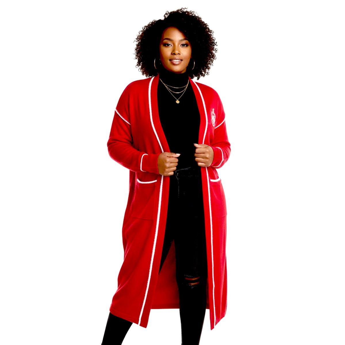 DST Sorority 3XL Long Duster Cardigan Plus Size