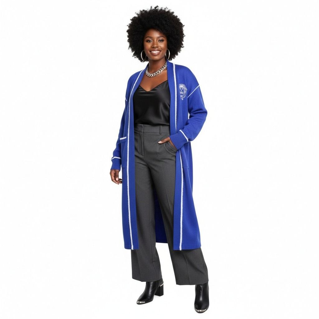 ZPB Sorority X Large Long Duster Cardigan Women