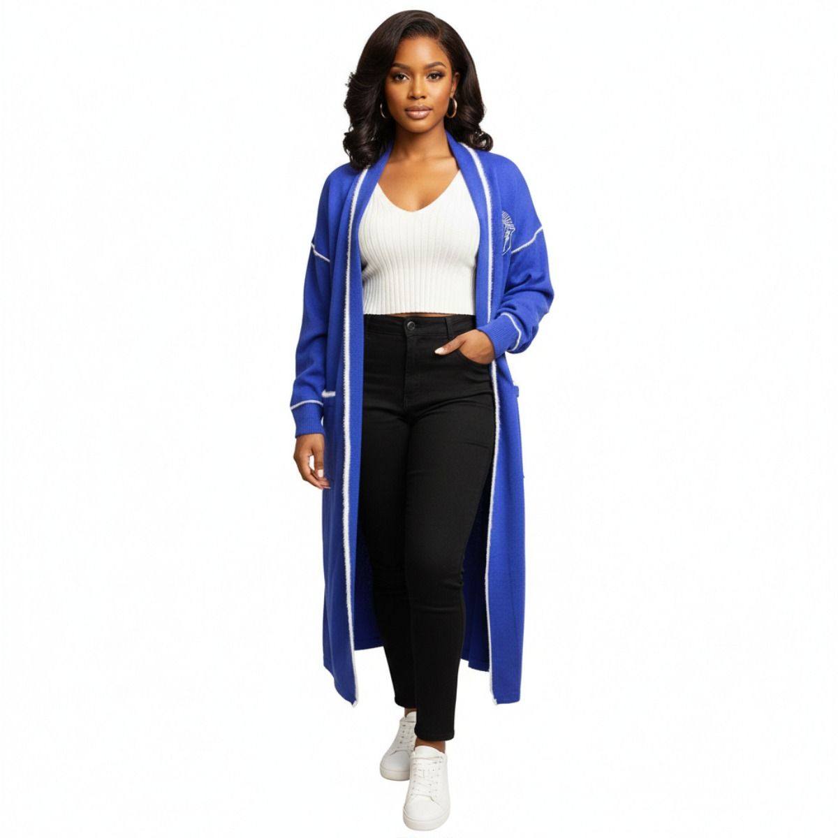 ZPB Sorority 3XL Long Duster Cardigan Plus Size