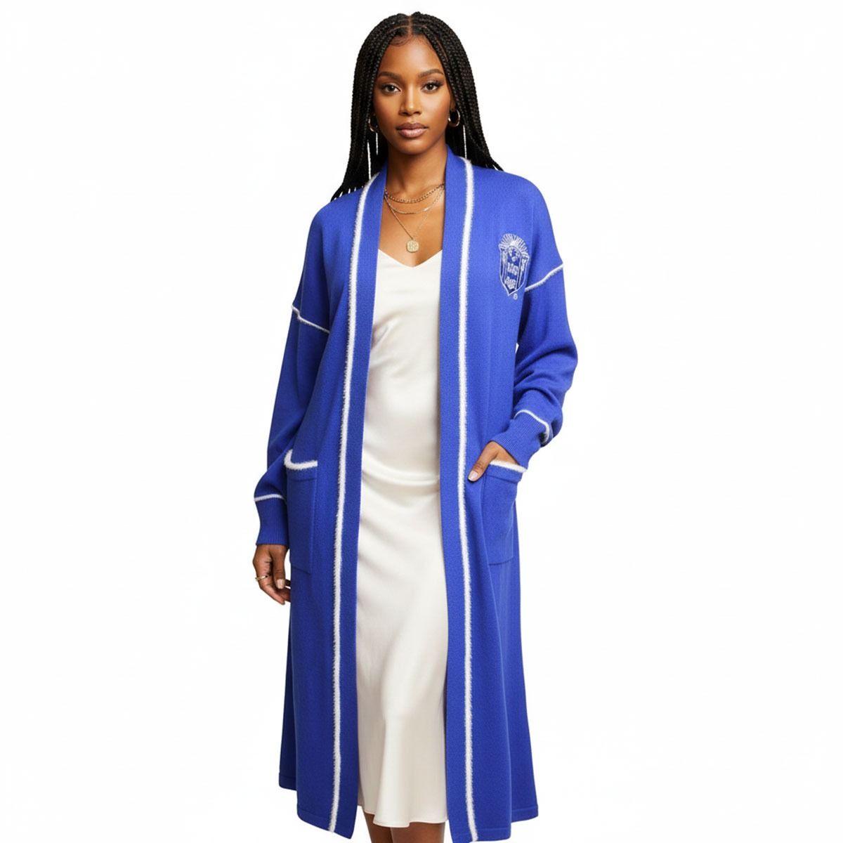 ZPB Sorority 2XL Long Duster Cardigan Plus Size