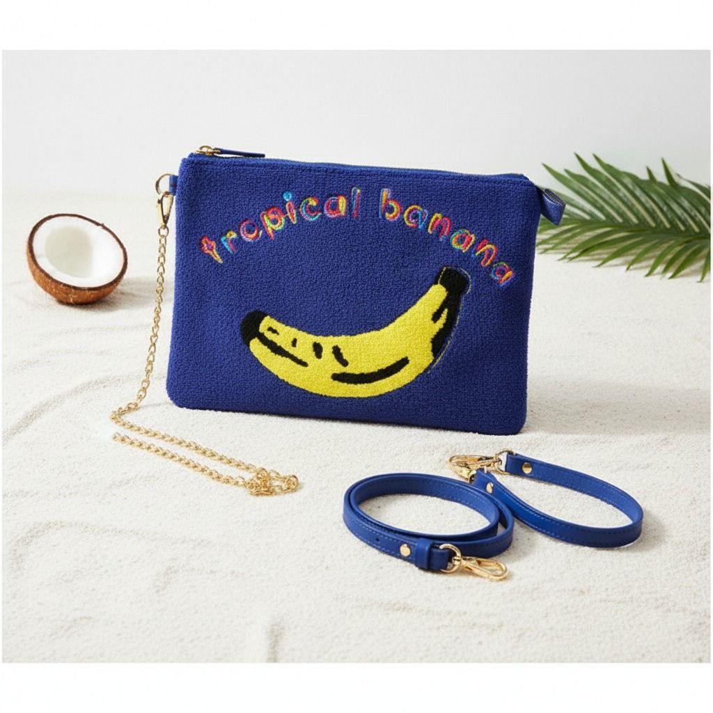 Blue Banana Clutch