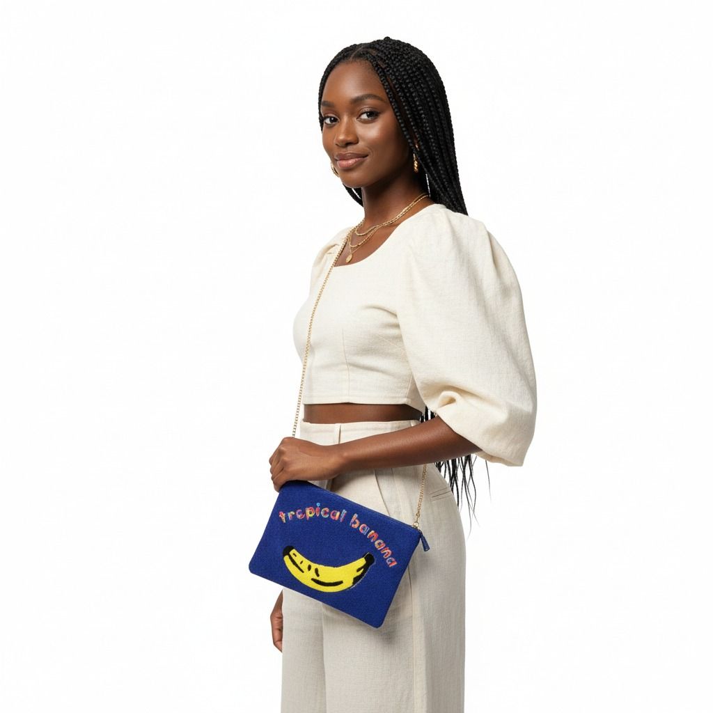 Blue Banana Clutch