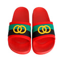 Size 9 Red Stripe Slide