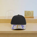 SGRHO Black Canvas Greek Brim Baseball Cap