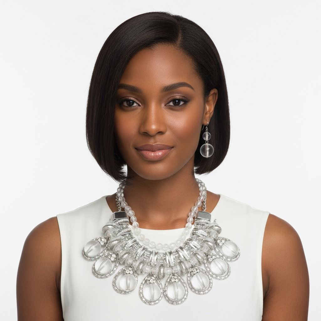 Radiant Silver Ball Drop Ensemble