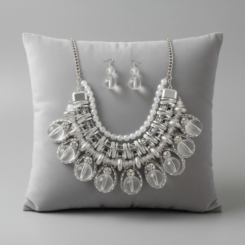 Radiant Silver Ball Drop Ensemble