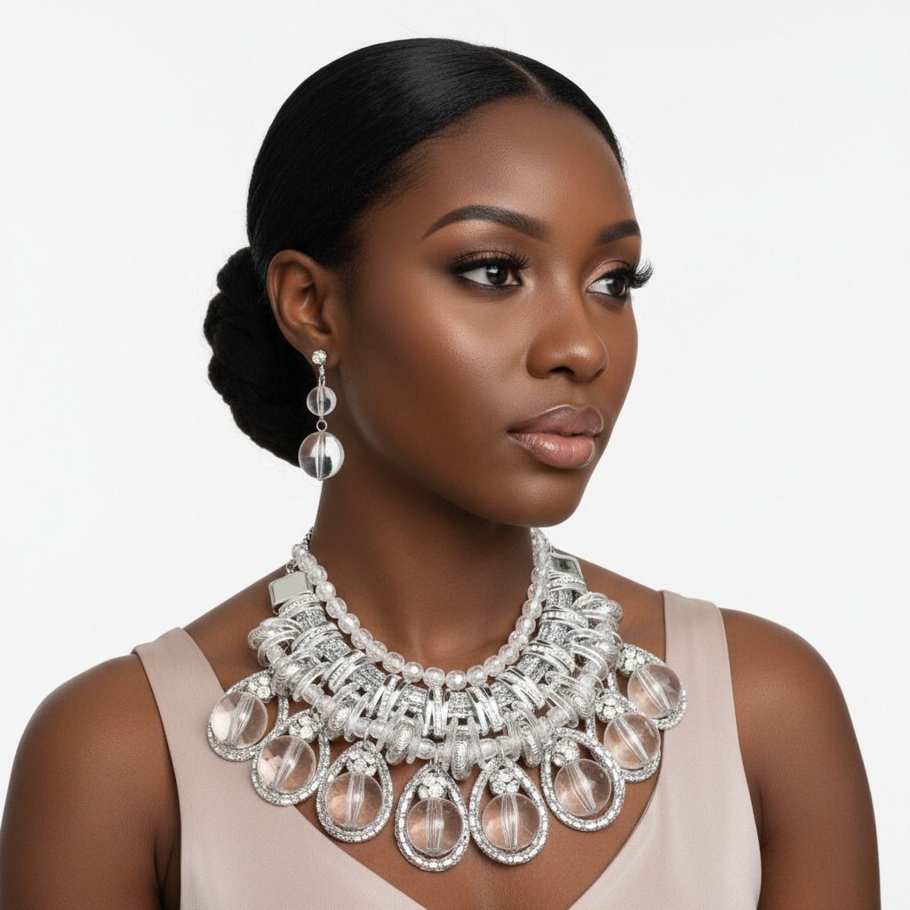 Radiant Silver Ball Drop Ensemble